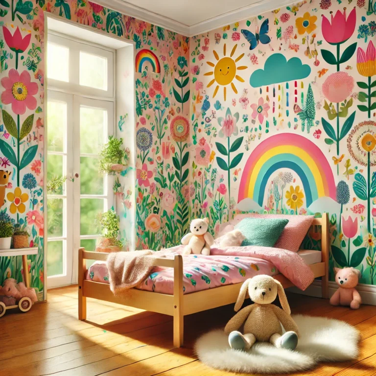 16 Adorable Spring Wallpaper Ideas for Kids’ Rooms (Your Little Ones Will Love #11!)