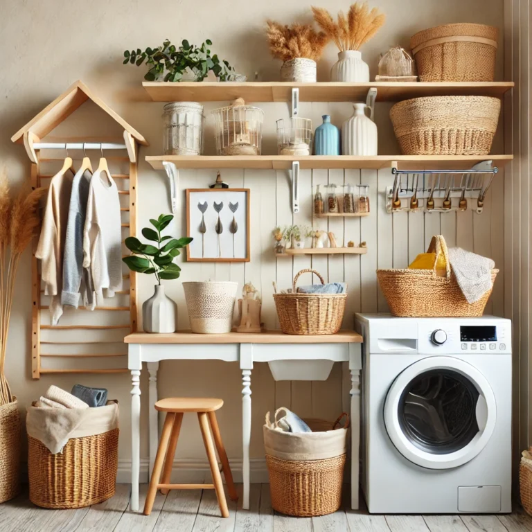 14 Small Laundry Room Makeover Ideas That Maximize Style and Function (#7 Is a Space Saver!)