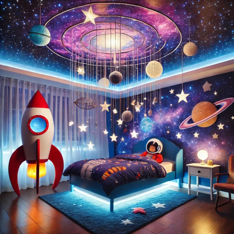 14 DIY Space Themed Bedroom Projects That’ll Launch Your Decor Into the Stratosphere!