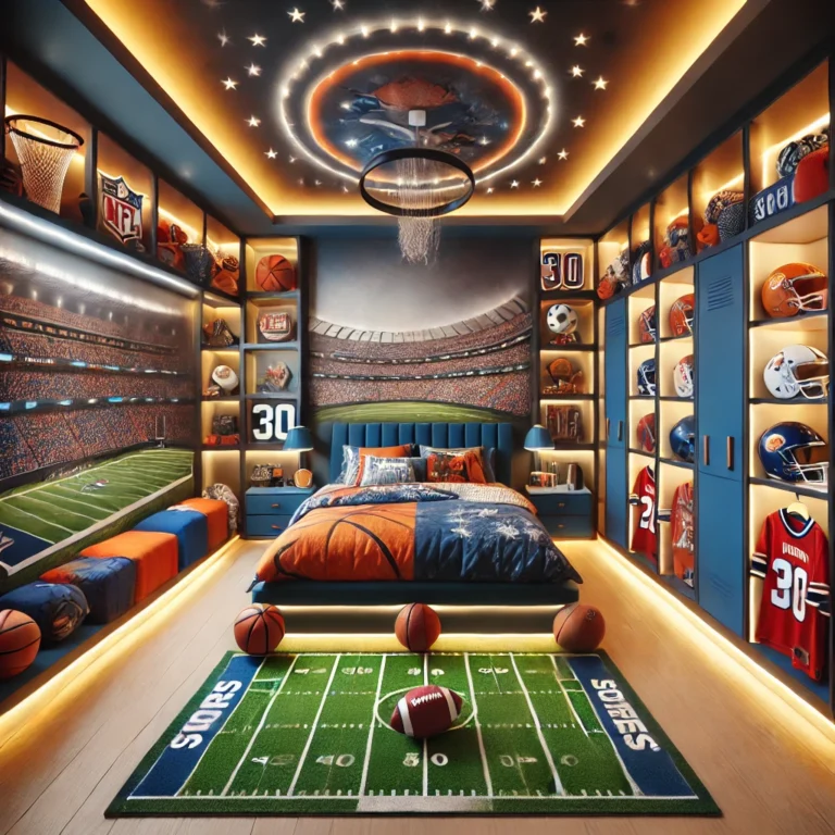 10 Epic Sports Themed Bedroom Ideas for Boys (You’ll Wish You Were a Kid Again!)