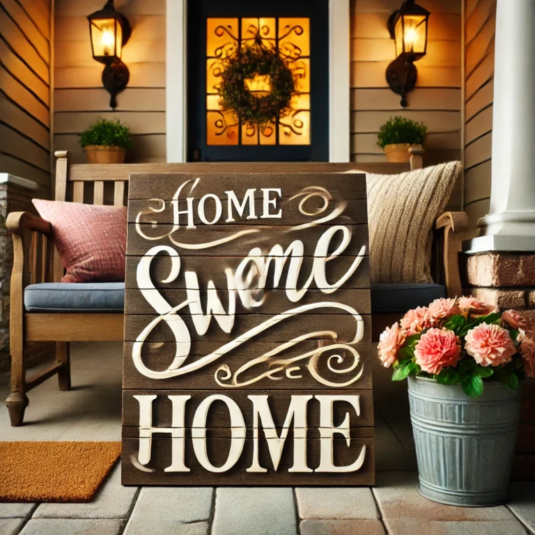 15 Stunning ‘Home Sweet Home’ Signs to Make a Lasting First Impression!