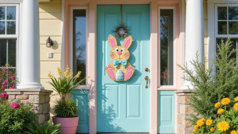 20 Colorful Easter Door Hangers to Bring Cheer to Your Home (Don’t Miss #11!)