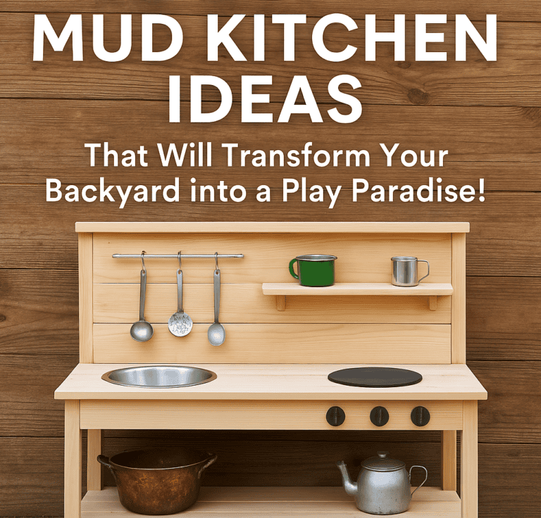10 DIY Mud Kitchen Ideas That Will Transform Your Backyard into a Play Paradise!