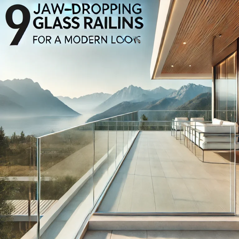 9 Jaw-Dropping Glass Railing Designs for a Modern Look (You Won’t Believe #2!)